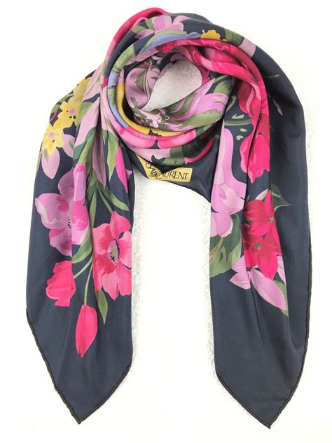 ysl scarf women's